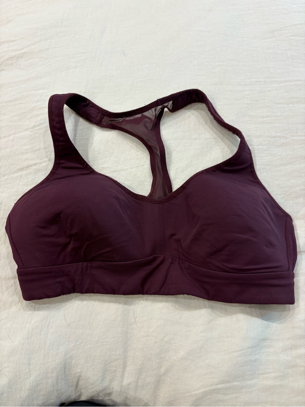 lululemon athletica Deep Plum Racerback Sports Bra